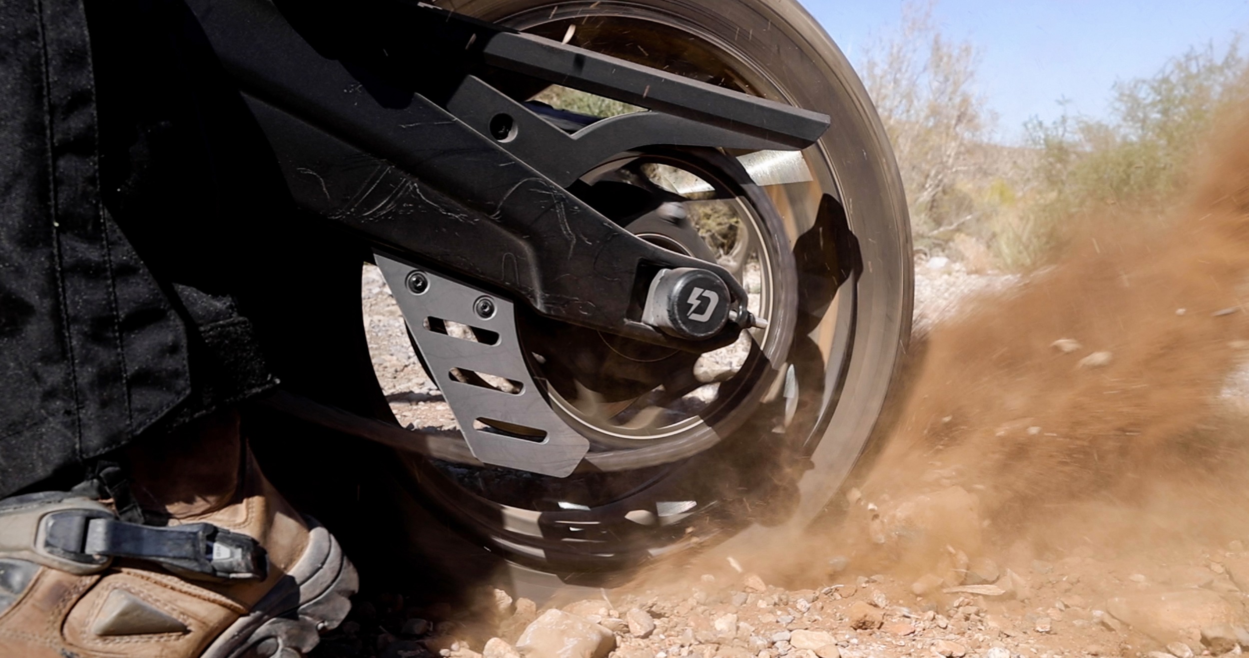 Dynojet Chain Guard Stealth Grey Aluminum Fits 2021+ Pan America - Image 3