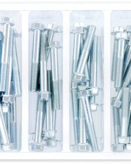 Bolt M6 8mm Hex Flange Bolt Assortment 60 Piece Kit