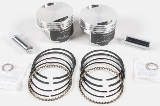 V-Twin Piston Kit 8.5:1 Compression - 3.498in Bore (STD)