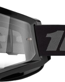 Strata 2 Black Junior Goggles - Clear Lens
