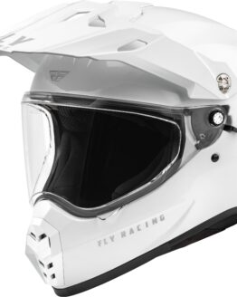 FLY RACING Trekker Solid Helmet White Small