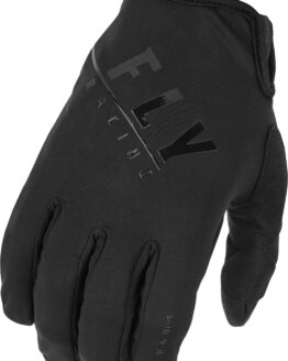 Fly Racing Youth Windproof Gloves Black Size 06