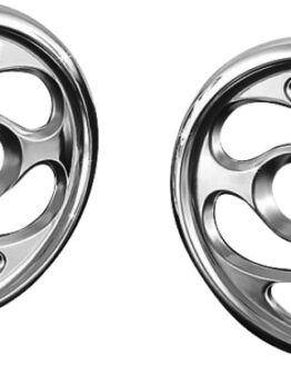 Kuryakyn Flame Speaker Grills Chrome 3788