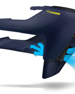 Cycra Powerflow Radiator Shrouds Blue Fits 16-18 Husqvarna FC250