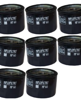 HF160 Oil Filter - Black - 8 Pack