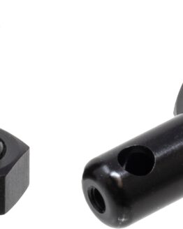 Letric Lighting Mirror Mount for 45-Caliber Mini LEDs Black