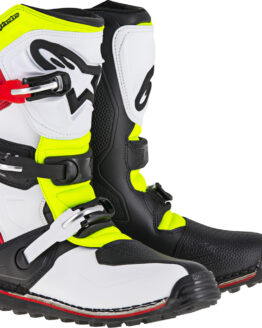Tech-T Boots White/Red/Yellow/Black Size 7