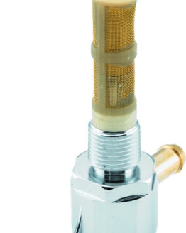 Bikers Choice Chrome Round Petcock 3/8 NPT Right Outlet For 57-74 XL