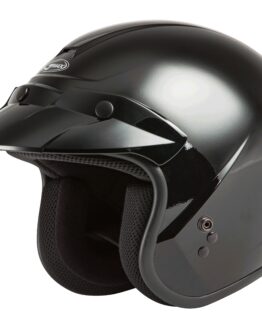 GMAX Youth OF-2Y Open Face Helmet Black Youth Large