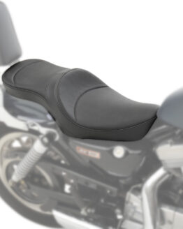 Plain Vinyl 2-Up Seat Black Low Profile