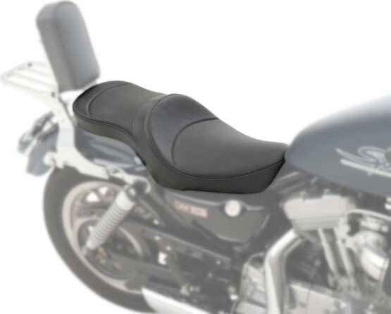 Plain Vinyl 2-Up Seat Black Low Profile