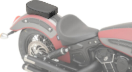 Bobber Smooth SR Leather Pillion Pad - Black