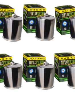 HF170CRC Race Oil Filter Chrome - 6 Pack