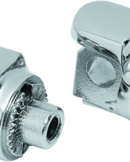 Kuryakyn Non-Pivot Splined Peg Adapter Chrome for Harley-Davidson