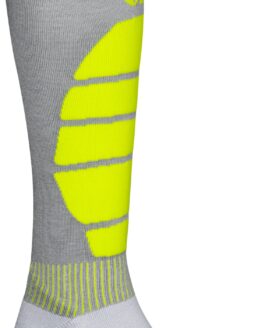 Fly Racing Snow Performance Coolmax Socks Grey/Hi-Vis SM/MD