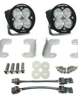 Baja Designs Squadron R Sport Fog Pocket Kit Fits 2018 Wrangler JL Sahara