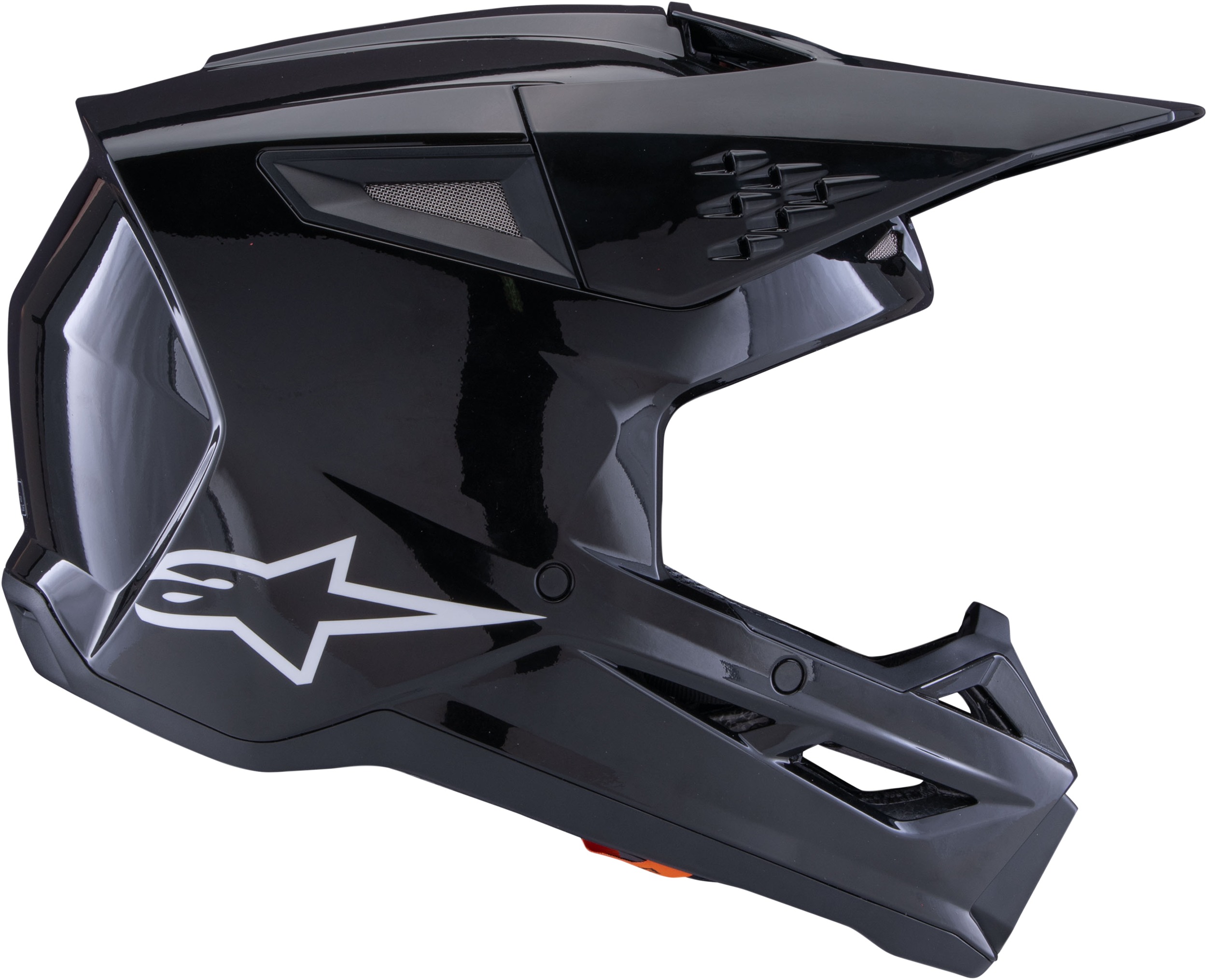 Alpinestars SM3 Solid Helmet Black Gloss Medium - Image 9
