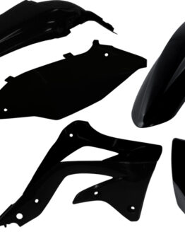 Acerbis Full Plastic Kit Black 9pc Fits 2012 Kawasaki KX450F
