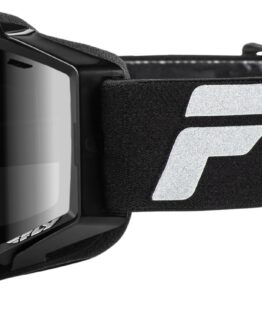 Fly Racing Zone Elite Snow Goggle Black/Silver with Silver Mirror Lens