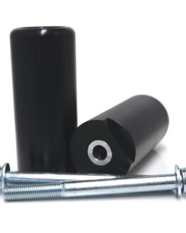Black No Cut Frame Sliders