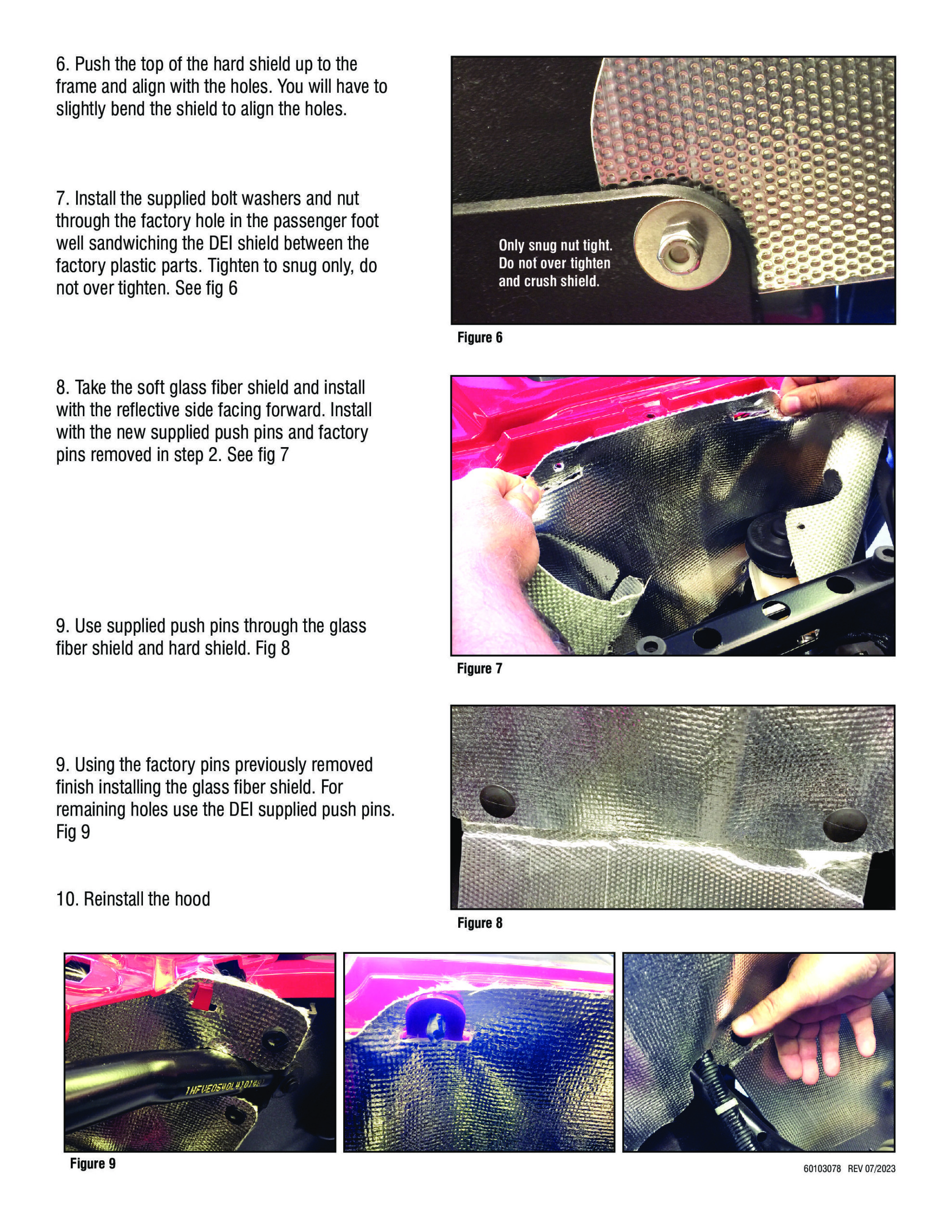 Heat Shield Kit For Honda Talon 1000 - Image 5