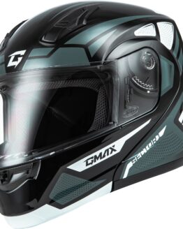 GMAX MD-04 Sector Modular Helmet Black/Silver 3X-Large