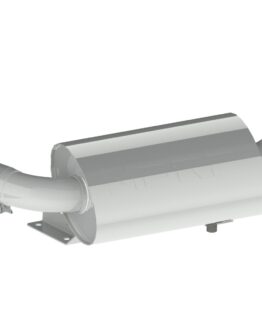 MBRP Sport Slip-On Muffler Silver Fits 19-21 Maverick Sport 1000R