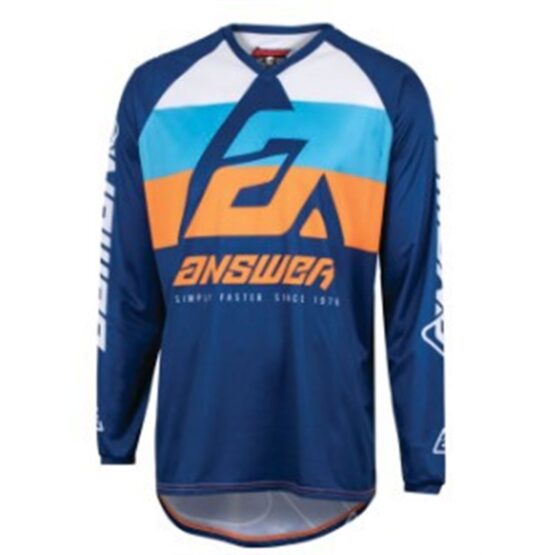 23 Syncron CC Jersey Blue/Orange/Black - Small