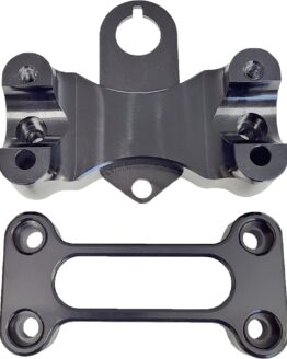 Modquad 1-1/8in Handlebar Adaptor Black For Yamaha Raptor 700