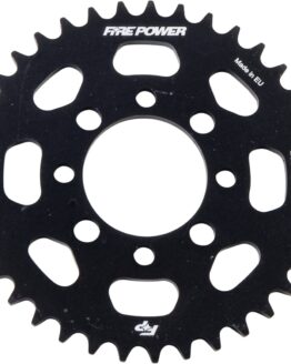 Fire Power Rear Sprocket Aluminum 37T Black For Kawasaki KLX110/KLX110L