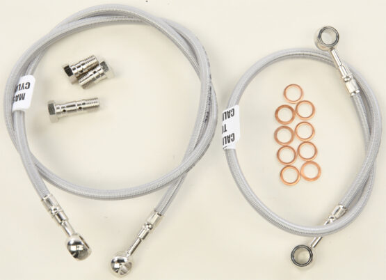 Stainless Steel Front 2-Lines Brake Line Kit