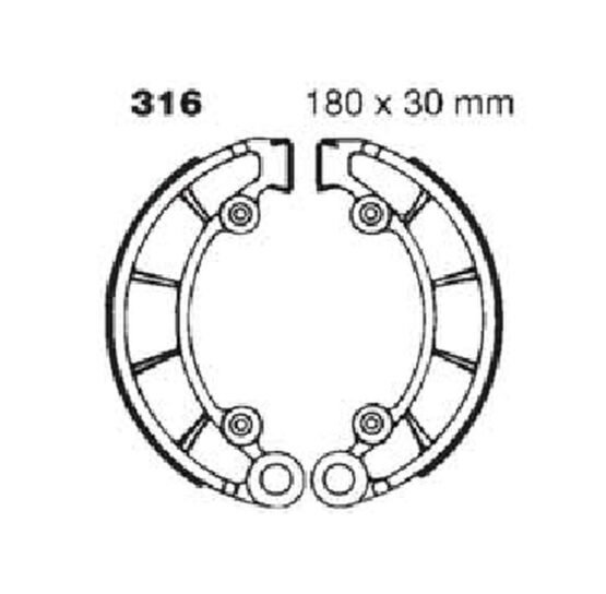 Standard Organic Brake Shoes - Image 3