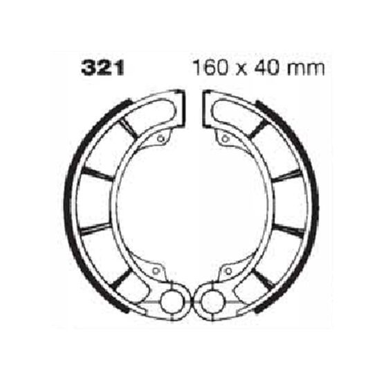 Standard Organic Brake Shoes - Image 3