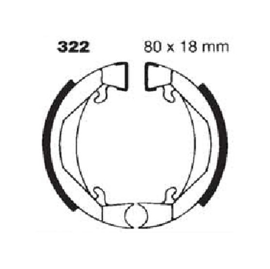 Standard Organic Brake Shoes - Image 3