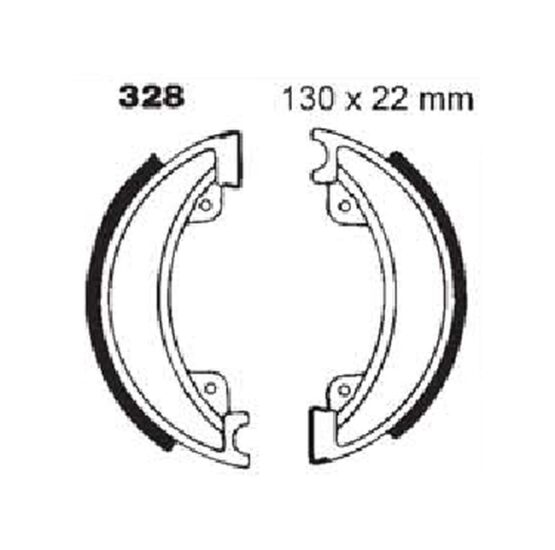 Front Organic Brake Shoes - Image 2