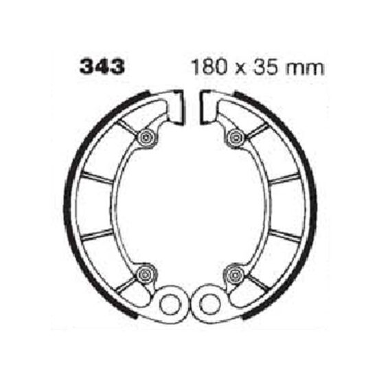 Standard Organic Brake Shoes - Image 2