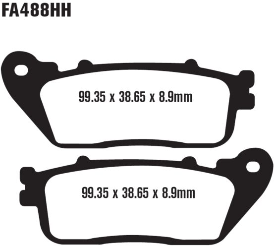 Sintered Double-H Brake Pads