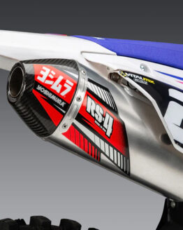 Yoshimura RS-4 Slip-On Exhaust Stainless/Aluminum For 24-26 Yamaha YZ250F