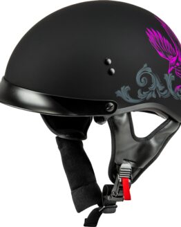 GMAX HH-65 Corvus Helmet Matte Black/Purple/Grey XS