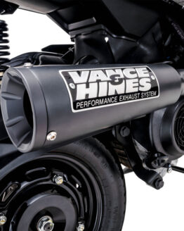 Vance & Hines Black Slip-On Exhaust Upsweep Fits Honda Navi 2017-2022