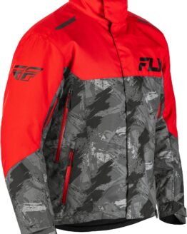 FLY Racing SNX Pro Snow Jacket Red/Black - 2X-Large