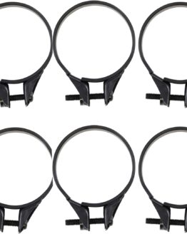 41-44mm Narrow Band Clamps for Carb & Intake Boots - 6 Pack