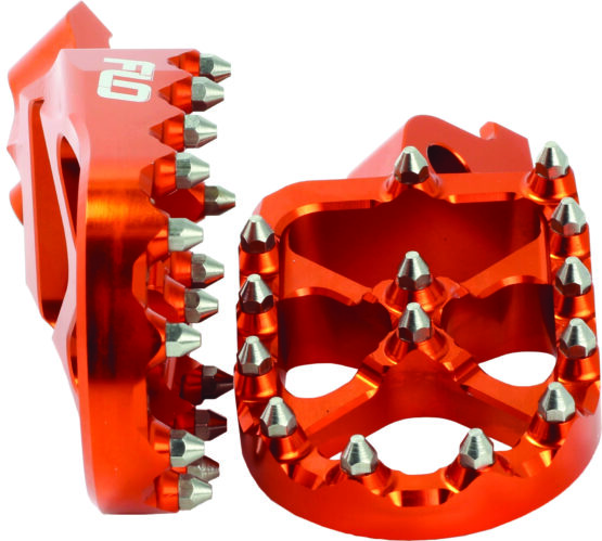 Pro Series Foot Pegs Orange