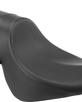 Danny Gray Weekday 2-UP Leather Seat Black Fits 06-17 Harley Softail