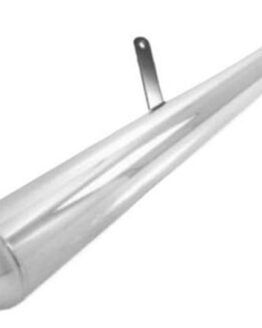 Emgo Universal Dunstall Replica Reverse Cone Black Bracket Exhaust Muffler