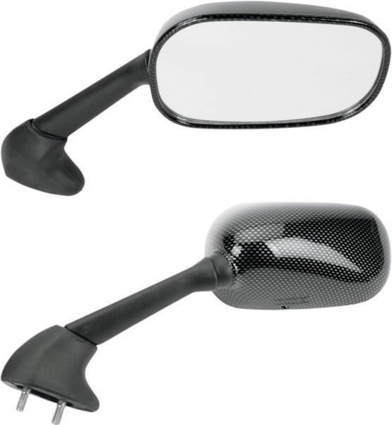 Left & Right Carbon Look Mirrors