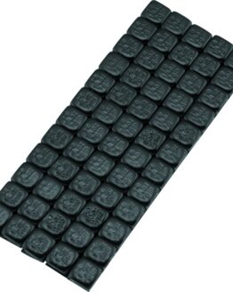 BikeMaster Square Wheel Weights Adhesive 1/4oz Black