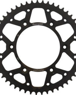 Supersprox Steel Rear Sprocket 53T Black Fits Honda