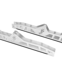 Trailing Arm Guards Aluminum Finish Fits Polaris RZR Models