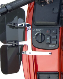 Fairing Mount Wing Deflectors Dark Smoke by National Cycle Fits 01-10 Gold Wing